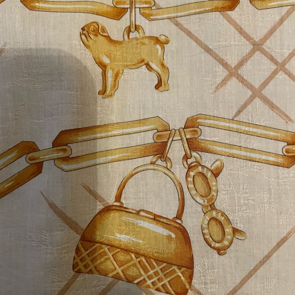 Burberry scarf nwot cotton clean. Hidden background flowers - Picture 10 of 12